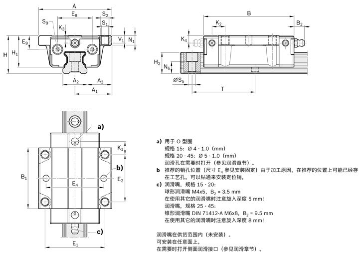 REXROTH-新型滑塊 R205A11420--結構圖.jpg